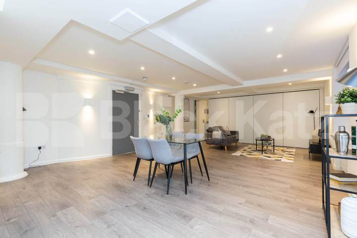 spacious 1 bedroom warehouse conversion with bi folding partition wall Tyssen Street - Springfield House, Dalston